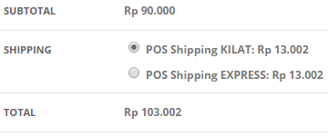WooCommerce POS Shipping