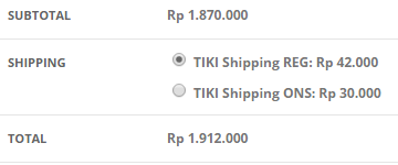 WooCommerce TIKI Shipping