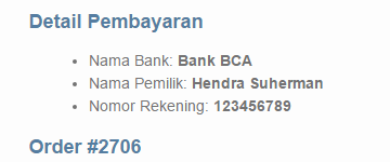 WooCommerce Indonesia Bank