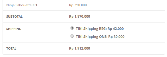 WooCommerce TIKI Shipping