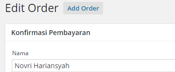 WooCommerce Konfirmasi Pembayaran