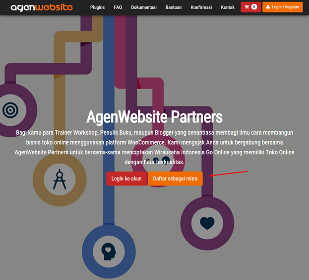 daftar agenwebsite partners
