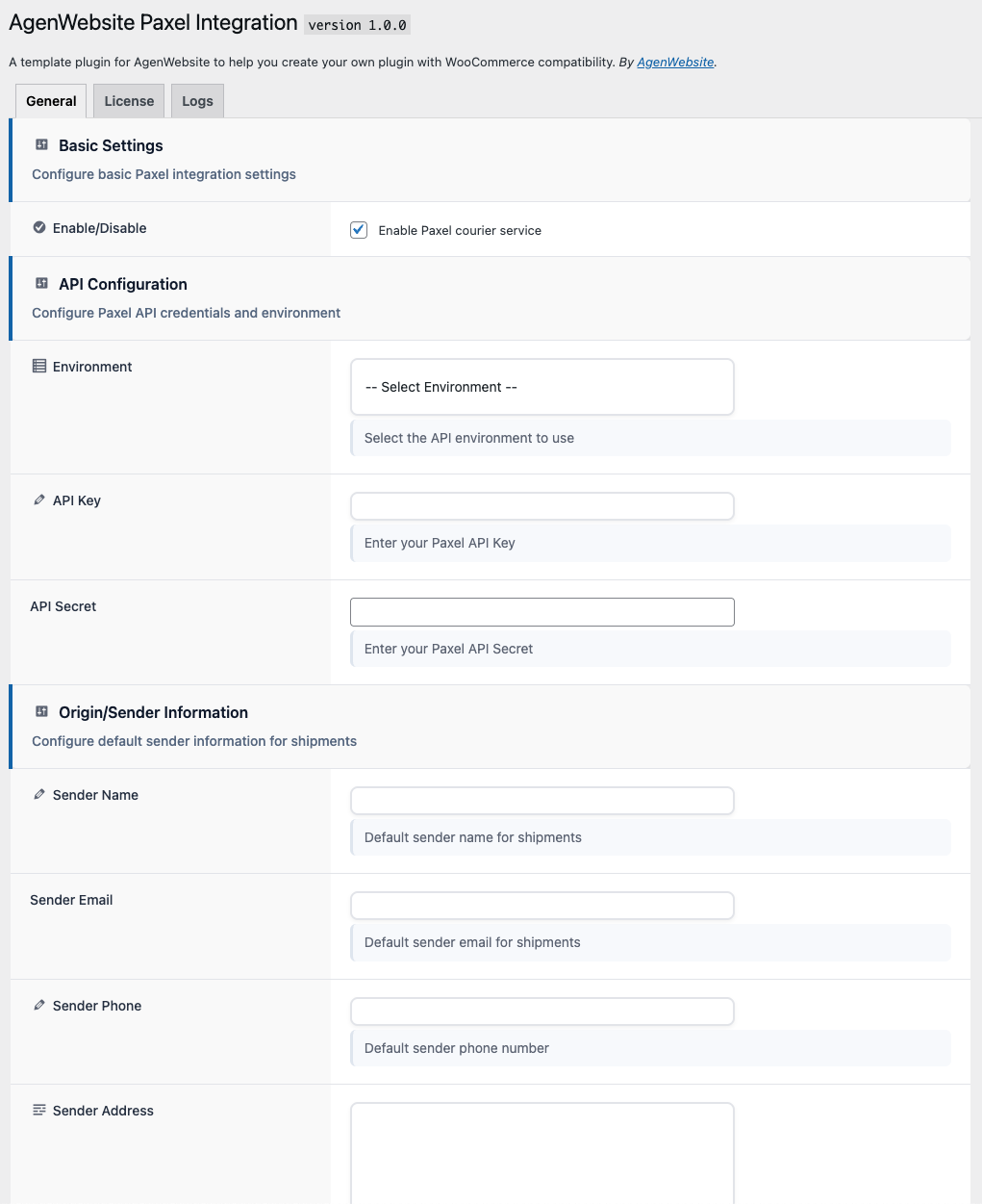 Screenshot Dashboard