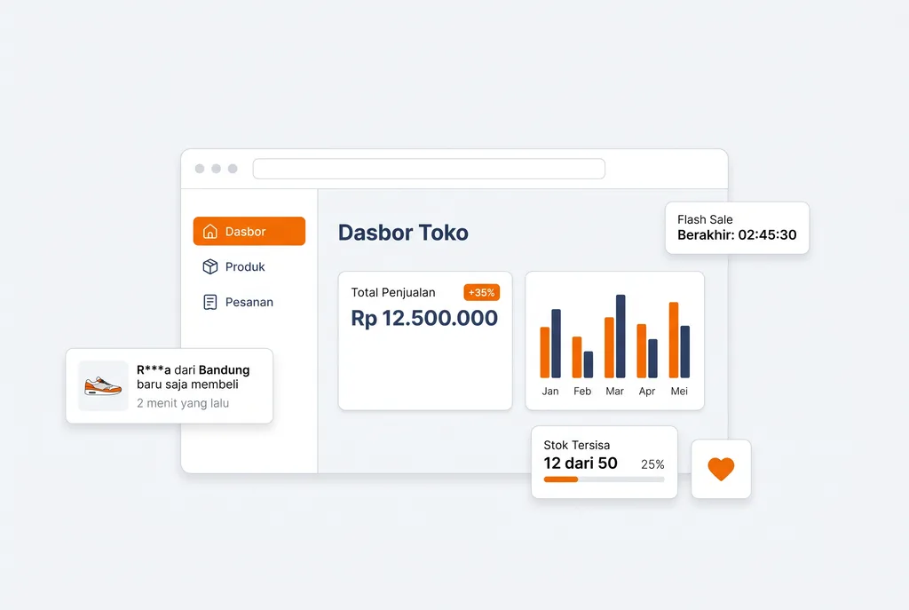 AgenWebsite Storekit, produk yang termasuk dalam paket langganan AgenWebsite